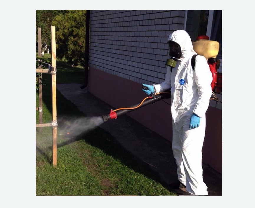 травля клещей на участке в Заводоуковске